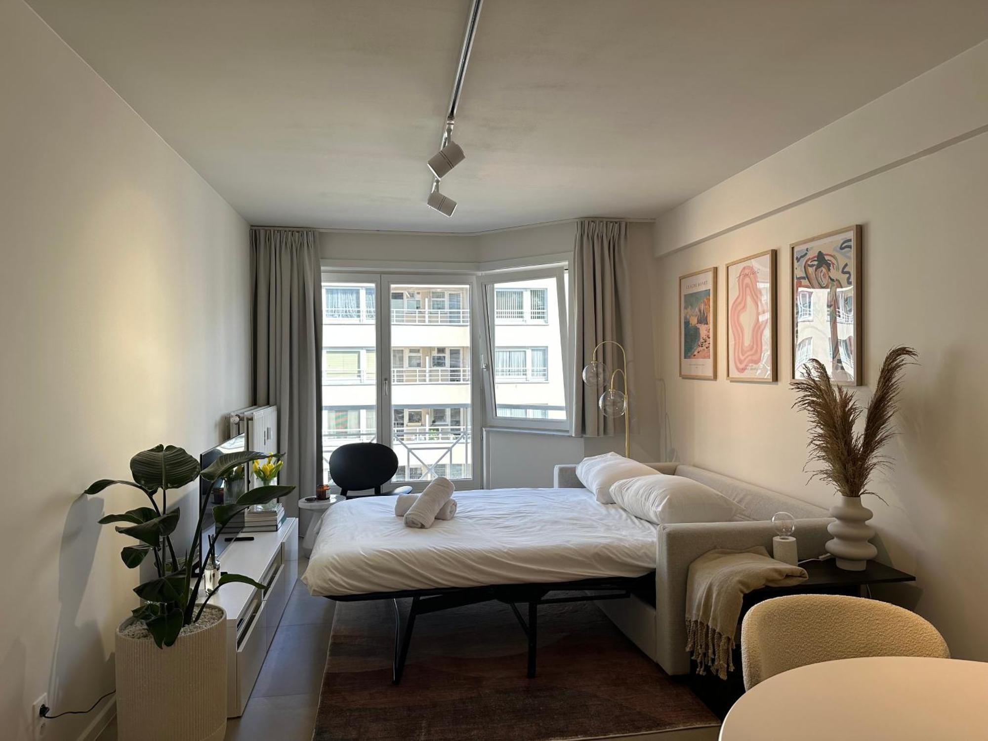 Studio F - 2 Personen - Op 250M Van De Zee Oostende Eksteriør billede